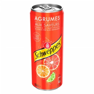 Cannette de Schweppes Agrumes 33cl
